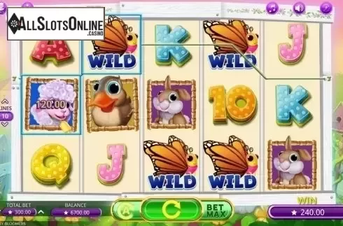 Win 2. Wild. Baby Bloomers from Booming Games