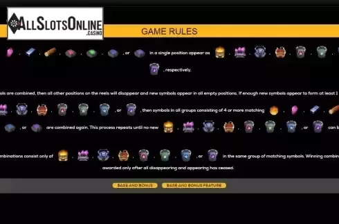Racking up riches feature screen 2