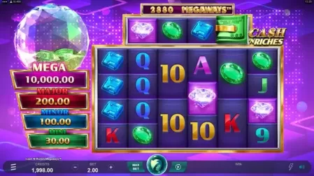 Cash 'N Riches Megaways slot screenshot 1