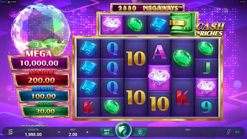 Cash 'N Riches Megaways slot screenshot 1