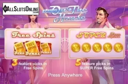 Start Screen. Casino On the House from Sthlm Gaming
