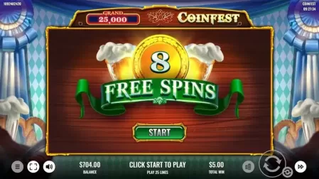 Coinfest slot screenshot 4