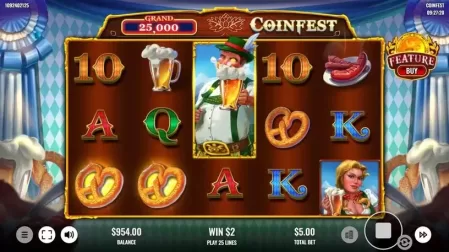 Coinfest slot screenshot 2