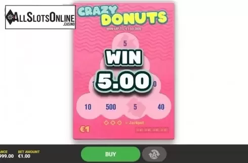 Game Screen 3. Crazy Donuts from Hacksaw Gaming