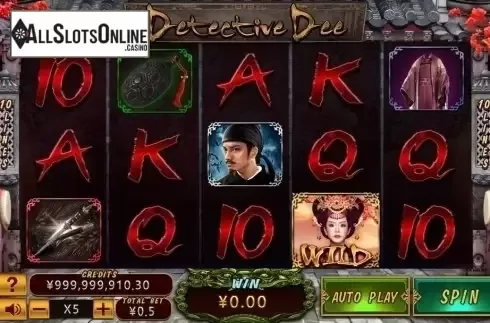 Reel Screen. Detective Dee (CQ9Gaming) from CQ9Gaming