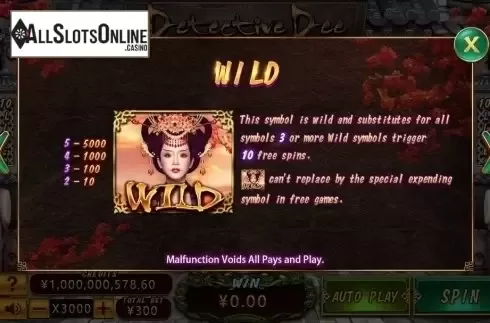 Wild. Detective Dee (CQ9Gaming) from CQ9Gaming