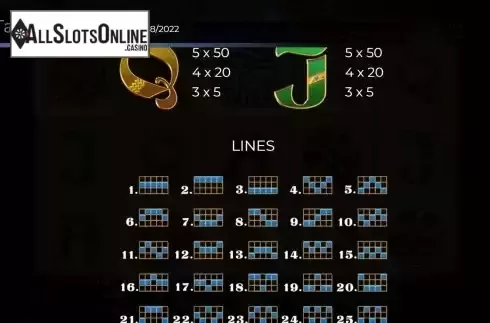 PayLines screen