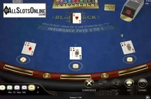 Game workflow 2. European Blackjack (Espresso Games) from Espresso Games