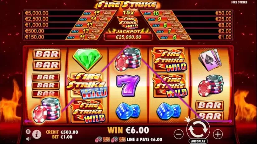 Fire Strike slot screenshot 3