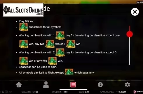 Rules. Fortune Frog (Top Trend Gaming) from TOP TREND GAMING