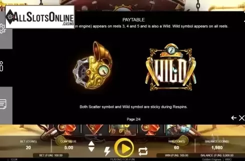 Special symbols screen