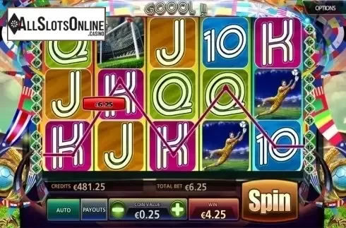 Win screen. Goool!! from MultiSlot