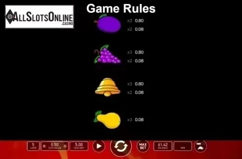 Game Rules. Hot 777 from Wazdan
