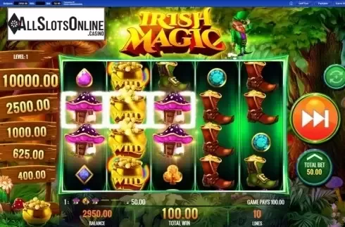 Win Screen 4. Irish Magic from IGT