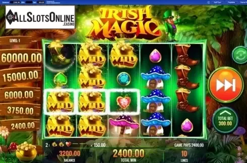 Win Screen 2. Irish Magic from IGT