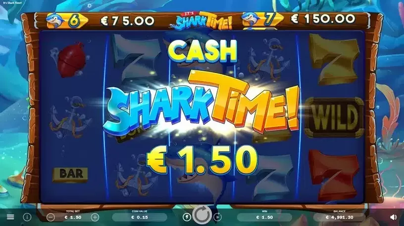 It's Shark Time slot screenshot 3