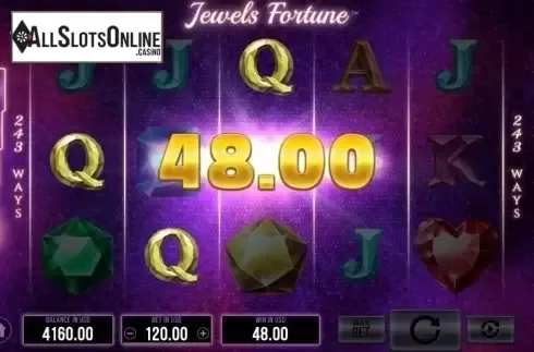 Win Screen. Jewels Fortune from SYNOT