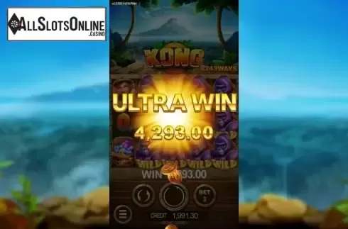 Big win screen