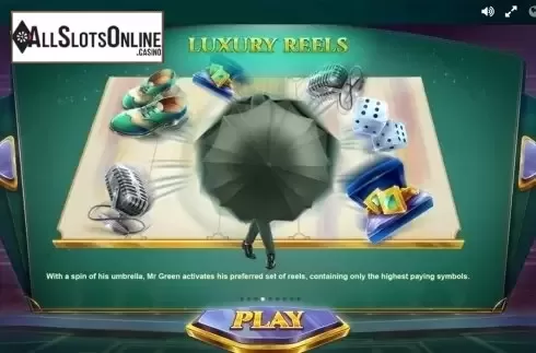 Paytable 3. Lucky Mr Green from Red Tiger