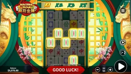 Mahjong Jinpai slot screenshot 2