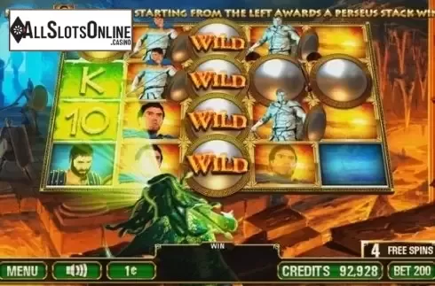 Win Screen 3. Medusa: The Quest of Perseus from Incredible Technologies