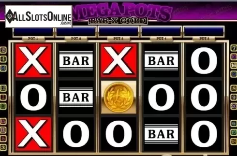 Screen4. Mega Pots Bar-X Gold from OpenBet