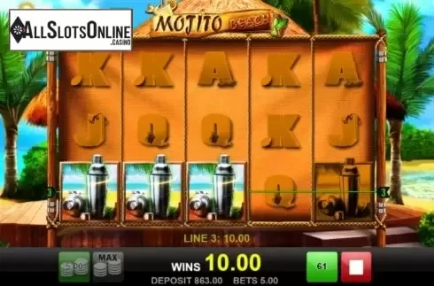Win Screen 3. Mojito Beach from edict