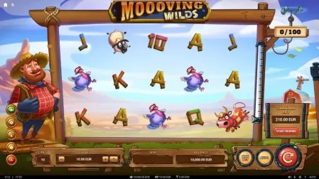 Moooving Wilds slot screenshot 1
