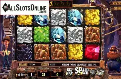 Reels. More Gold Diggin from Betsoft