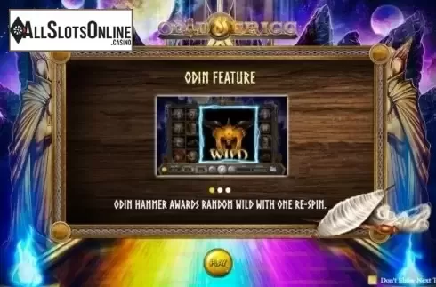 Start Screen. Odin and Frigg from ReelNRG