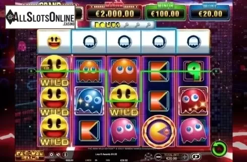 Win Screen 2. Pac-Man: Wild Edition from Ainsworth