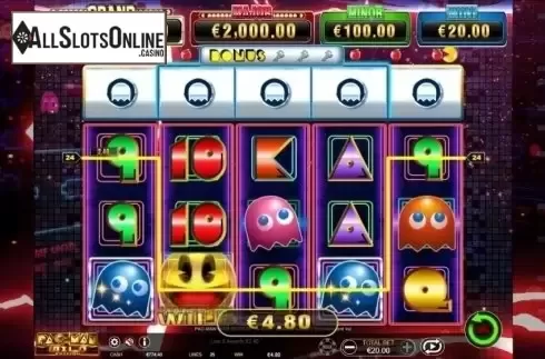 Win Screen 4. Pac-Man: Wild Edition from Ainsworth