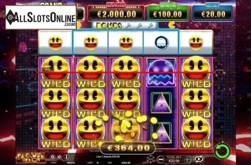 Win Screen 3. Pac-Man: Wild Edition from Ainsworth