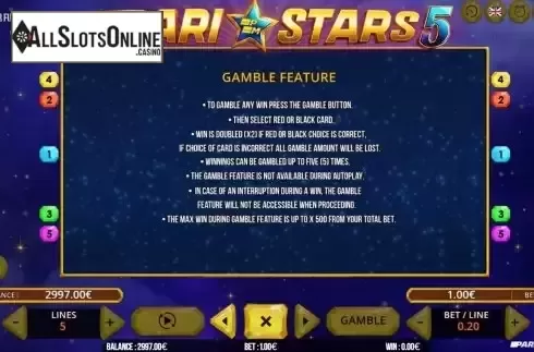 Game Rules screen