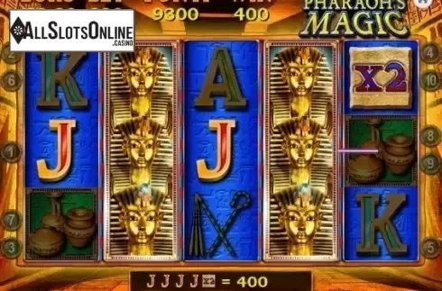 Wild Win screen. Pharaoh's Magic from Magic Dreams
