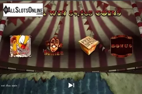 Intro screen. Pogo's Circus from Espresso Games