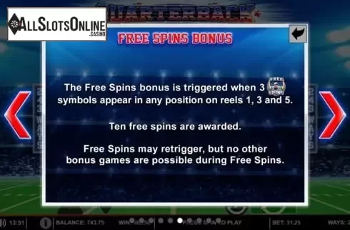 FS bonus screen