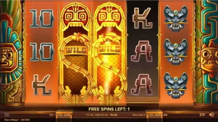 Rise of Maya slot screenshot 5