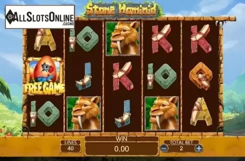 Start screen 2. Stone Hominid from Dragoon Soft