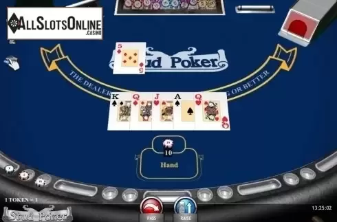 Game Screen. Stud Poker (iSoftBet) from iSoftBet