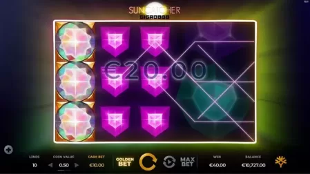 Suncatcher Gigablox slot screenshot 1