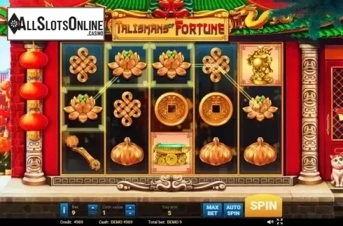 Win screen. Talismans of Fortune from Evoplay Entertainment