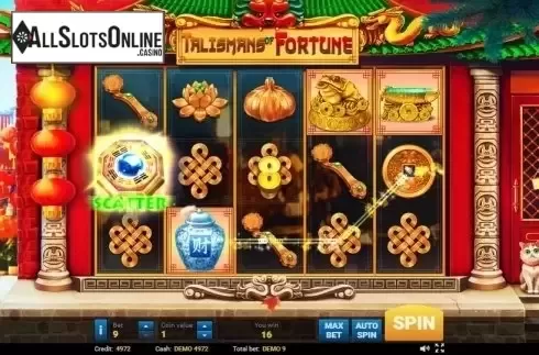 Scatter screen. Talismans of Fortune from Evoplay Entertainment