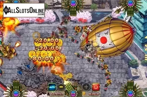 Game workflow screen. Tokyo Kombat from Gamatron