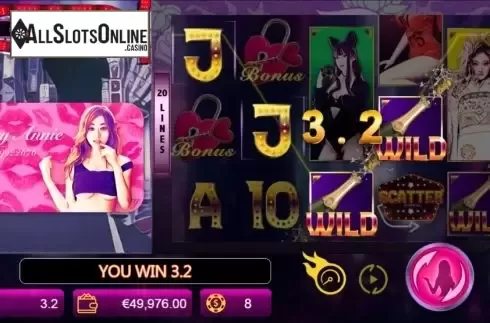 Win screen 3. Tokyo Sweeties from Manna Play
