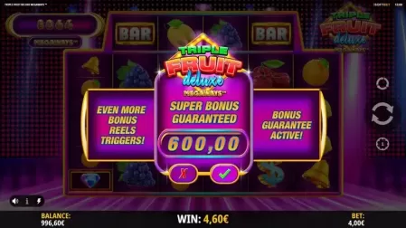 Triple Fruit Deluxe Megaways slot screenshot 3