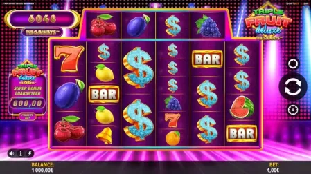 Triple Fruit Deluxe Megaways slot screenshot 1