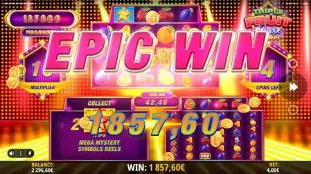 Triple Fruit Deluxe Megaways slot screenshot 8