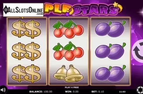 Reel screen. Triple Stars from KAJOT