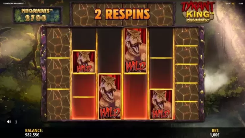 Tyrant King Megaways slot screenshot 2